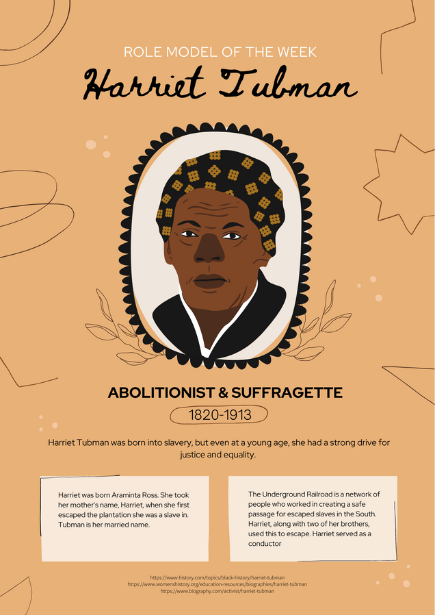 Fawn Hand Drawn Black History Month Social and Emotional Learning Poster